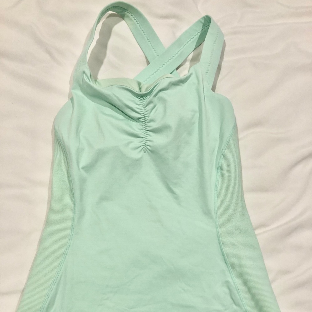Sea Green Lululemon Workout Tank